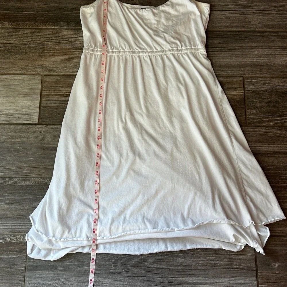 North Face‎ White Cotton Casual Dress Sleeveless Drawstring Adjustable Strap S - Picture 2 of 7